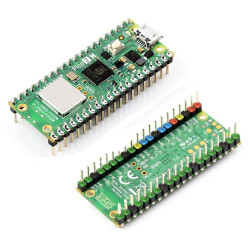Raspberry Pi Pico 2W-H with RP2350 Chip Built-in WIFI  Bluetooth (Soldered Pin-Header)